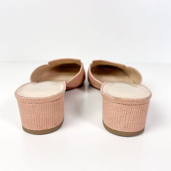 Alterre Blush Pink Loafers Interchangeable Leather Shoes Sz 8 Made in Brazil - Picture 7 of 12